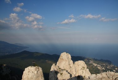 Mountains and sea