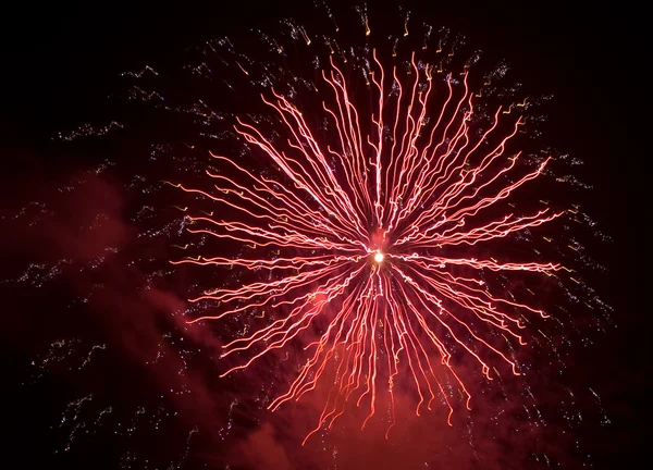 stock image Red Fireworks