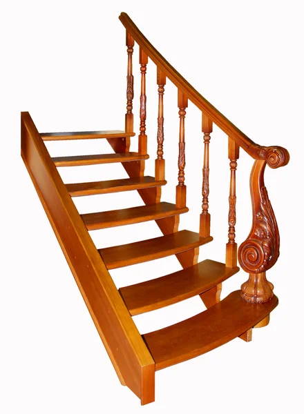 Dřevěná schodiště — Stock fotografie