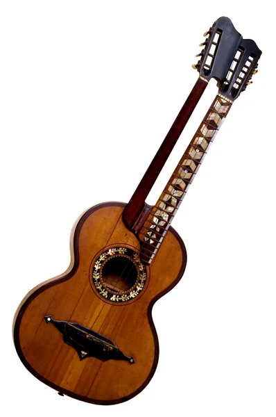 Старая гитара — стоковое фото