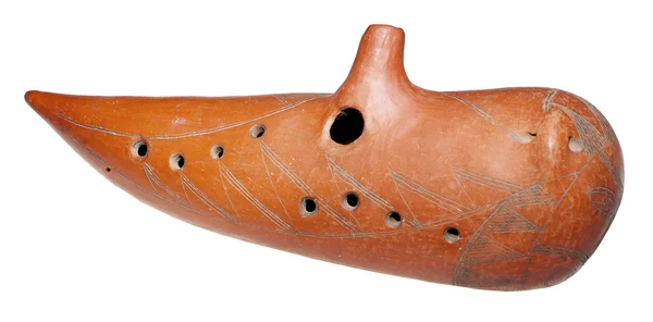 Oude keramische muziekinstrument — Stockfoto