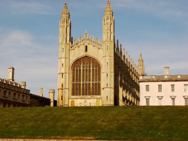Chapel of Kings College from Cambridge clipart