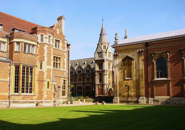 Univerzita trinity college v Cambridge, Anglie, Stock Obrázky