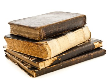 Stack of old books clipart