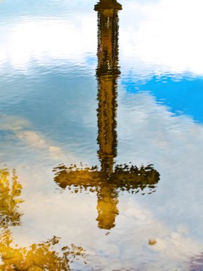 Cross reflection clipart