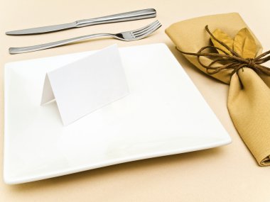 Table serving clipart