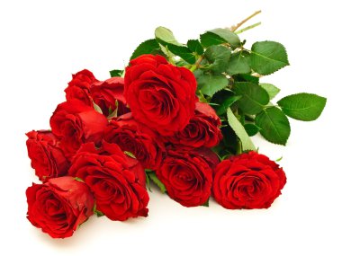 Red roses clipart