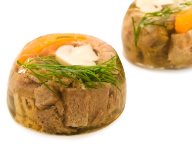 Meat aspic clipart