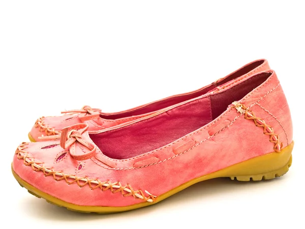 Sapatos menina jovem — Fotografia de Stock