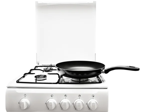 White gas-stove — Stock Photo, Image