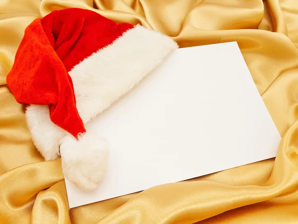 Convite de Natal em branco — Fotografia de Stock
