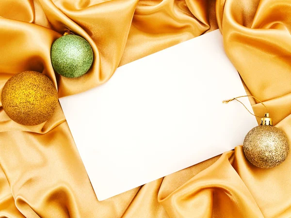 Convite de Natal em branco — Fotografia de Stock