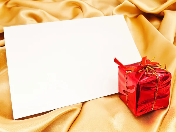 Prázdné Pozvánka na vánoční — Stock fotografie