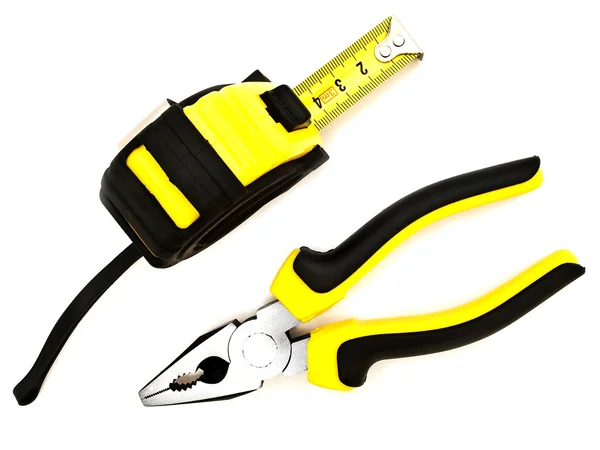 Pliers and meter — Stock Photo, Image