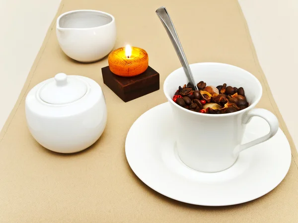Relax table serving — Stock Photo, Image