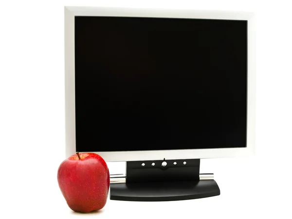 苹果和液晶屏 — Stock fotografie