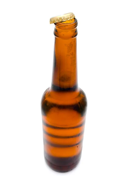 Flasche frisches Bier — Stockfoto