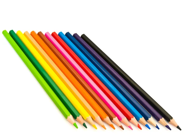 유색 연필 — 스톡 사진