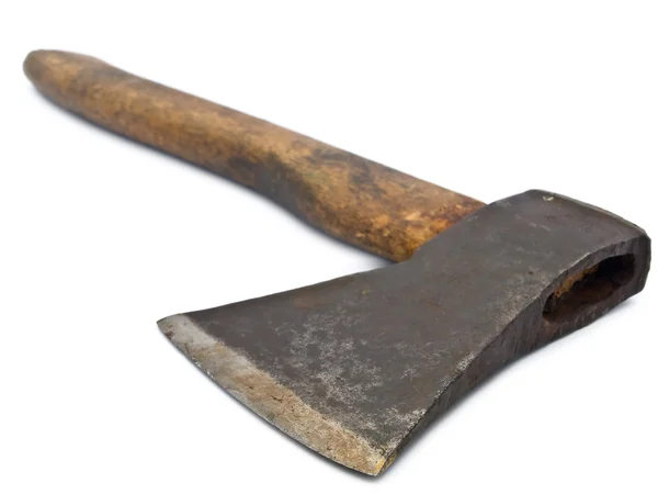 Παλιό σκουριασμένο τσεκούρι — Φωτογραφία Αρχείου
