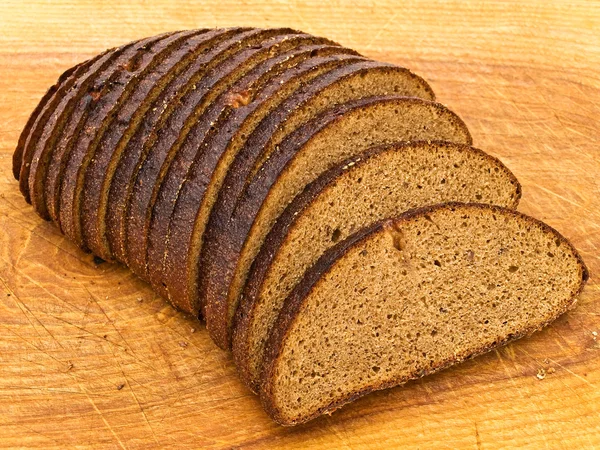 Bread on board — Stock Photo, Image