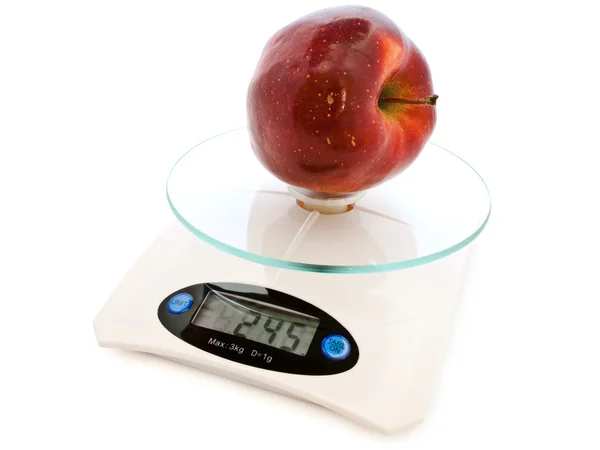Manzana a escala — Foto de Stock