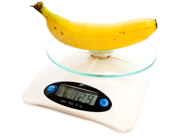Banane à l'échelle — Photo