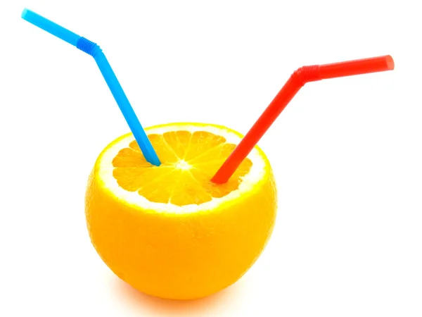 Orange med tubuli — Stockfoto