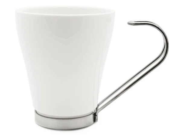 Vit modern cup — Stockfoto