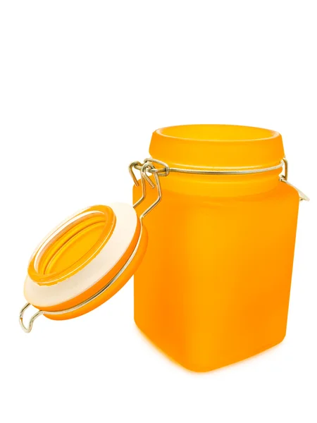 Decorative open jar — Stock Photo, Image
