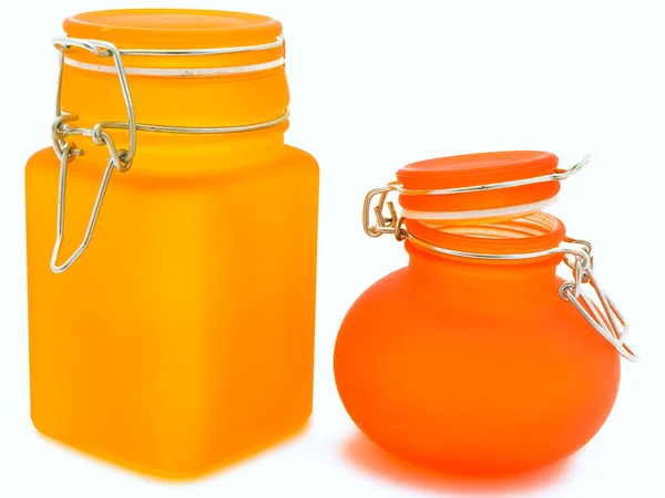 Glass jars — Stock Photo, Image