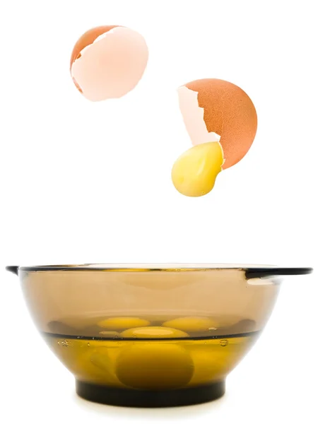 ไข่ในชาม — ภาพถ่ายสต็อก