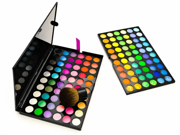 Multicolored eye shadows — Stock Photo, Image