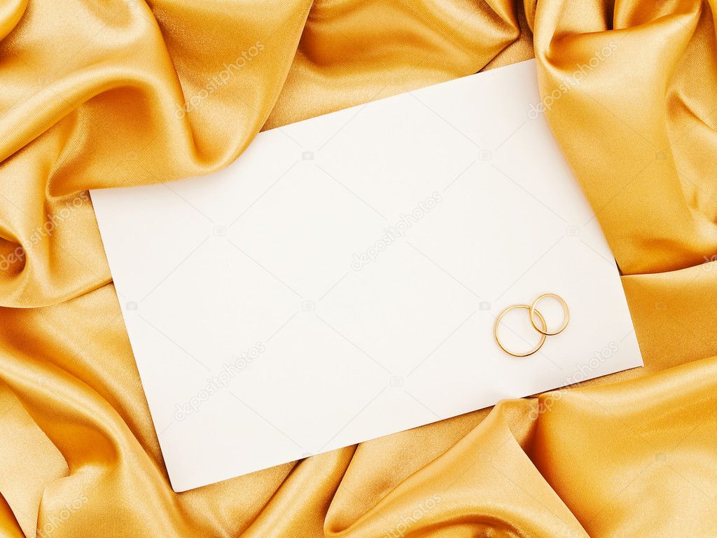 Wedding golden textile border