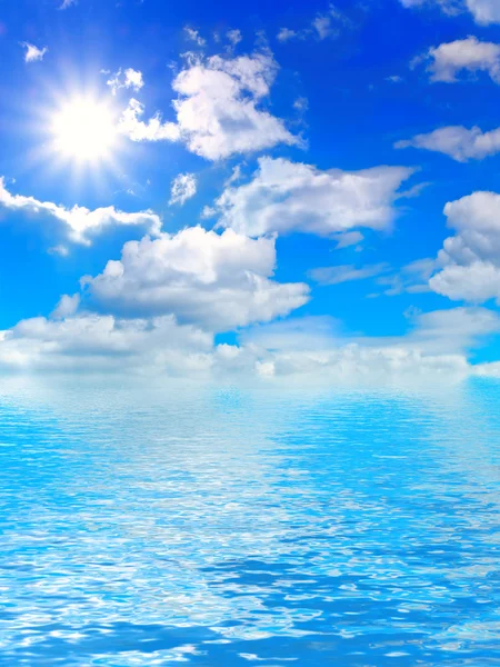Gökyüzü ve su — Stok fotoğraf