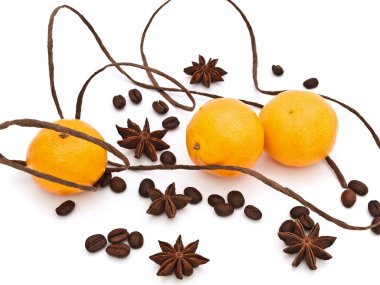 Mandarines clipart