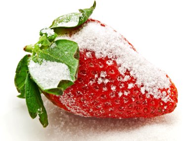 Strawberry in sugar