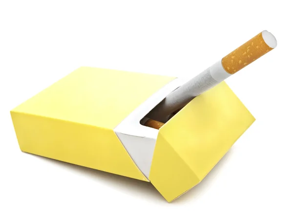 Cigarro na caixa — Fotografia de Stock