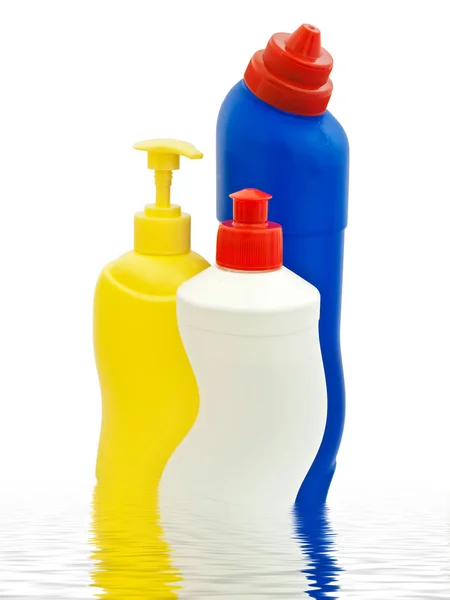 Toiletries bottles — Stock Photo, Image
