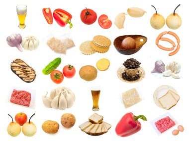 Food and drink set clipart