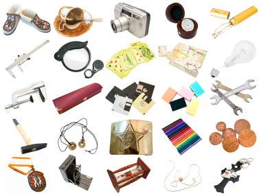 Everyday items set clipart