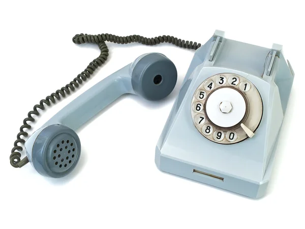 Take off telephone receiver — Stock Photo, Image