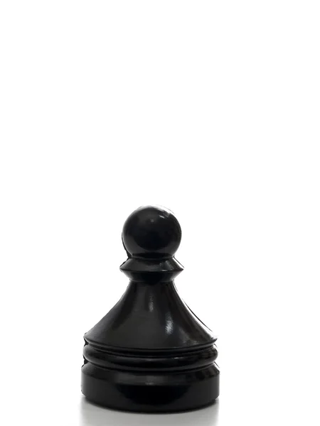 Black pawn — Stock Photo, Image