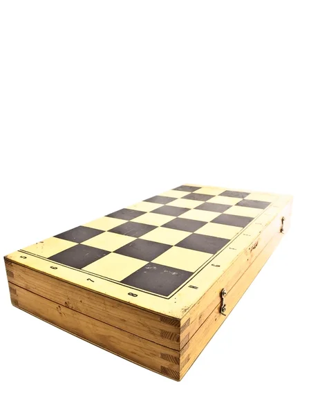 Закрытая шахматная доска — стоковое фото