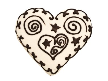 Heart spice cake clipart