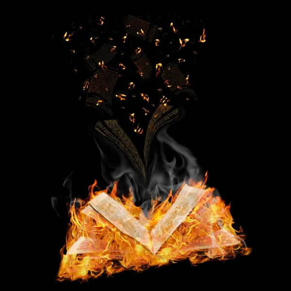 Manuscritos não queimam — Fotografia de Stock