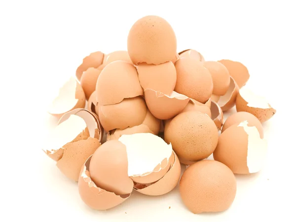 Купка яєчної шкаралупи — стокове фото
