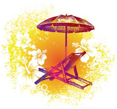 Summer lounge clipart