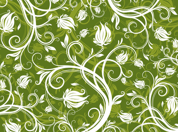 Abstract floral pattern