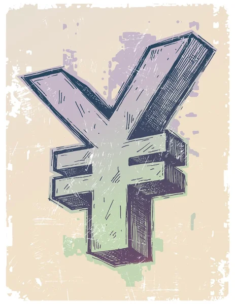 Yen signe — Image vectorielle