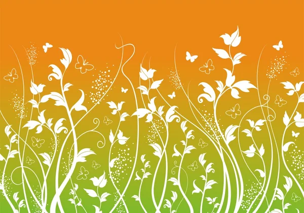 Fond vectoriel floral — Image vectorielle